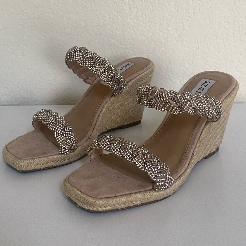 Steve Madden Rhinestone Wedge Size Women’s 6